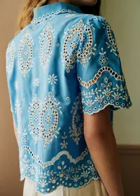 Chemise Elvira - Chambray Crème — view 2