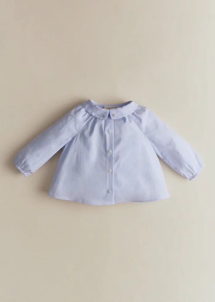 Chemise Joanne - Mini Carreau Bleu