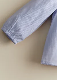 Chemise Joanne - Mini Carreau Bleu — view 3