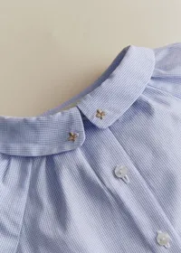 Chemise Joanne - Mini Carreau Bleu — view 4