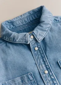 Chemise Joey - Bleu Denim Clair — view 2