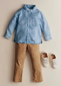 Chemise Joey - Bleu Denim Clair — view 5