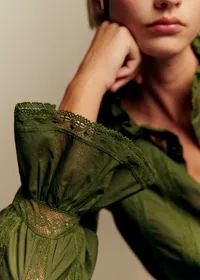 Chemise Lise - Vert Garden — view 2