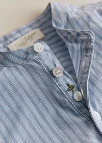 Chemise Marc - Rayures Bleu Ecru — view 5