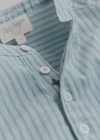 Chemise Marc - Rayures Bleu Ecru — view 2