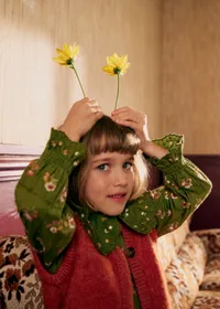 Chemise Margot - Olive / broderie herbier — view 3