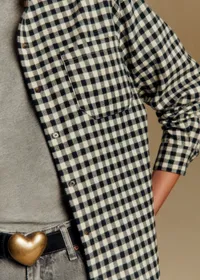 Chemise Max - Carreaux Noir Ecru — view 2