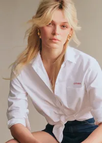 Chemise Max - Écru Broderie Amour — view 2