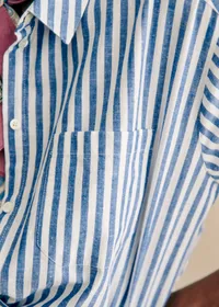 Chemise Max - Rayure Bleu — view 2
