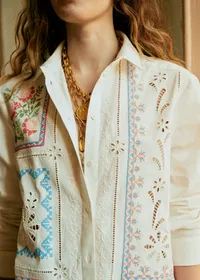 Chemise Maxy - Broderie Placée Pastel — view 2