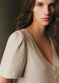 Chemise Nevaty - Beige Chiné — view 2