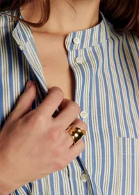 Chemise Nine - Rayures Bleu et ecru — view 3