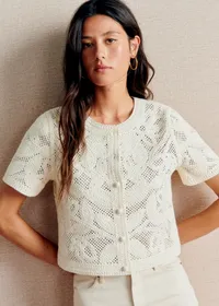 Chemise Norissa - Guipure Unie Ecru — view 4
