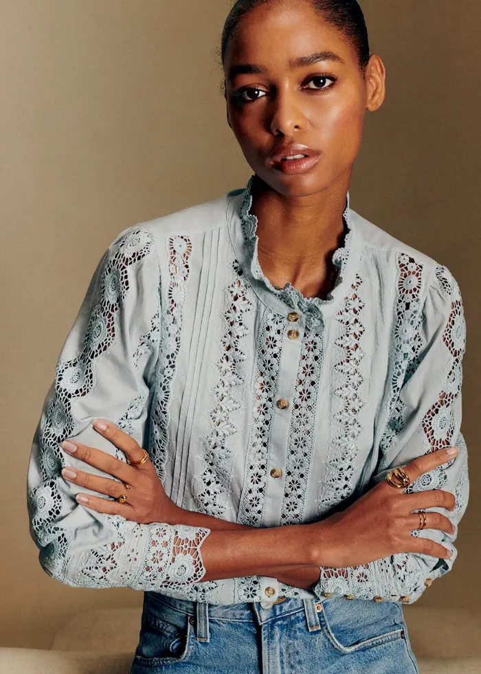 Chemise Rym - Bleu Vintage