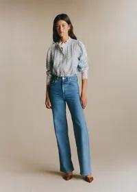 Chemise Rym - Rayure Bleu Ecru — view 3