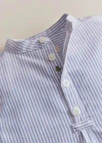 Chemise Sacha - Bleu / Écru — view 3