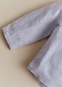 Chemise Sacha - Bleu / Écru — view 4