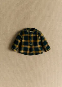 Chemise Sacha - Carreaux Bleu Nuit — view 4
