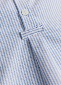 Chemise Sacha - Bleu / Écru — view 2