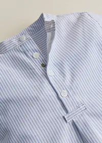 Chemise Sacha - Bleu / Écru — view 5