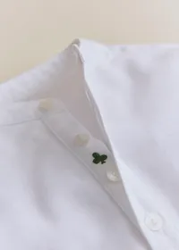 Chemise Sacha - Oxford Léger Blanc — view 3
