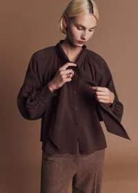 Chemise Tazia - Marron Profond — view 2