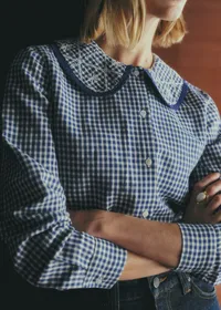 Chemise Thomy - Carreaux bleu — view 2