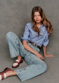 Chemise Tomboy - Rayures Bleu — view 4
