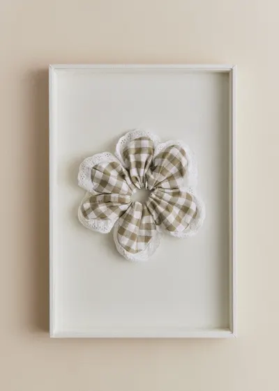 Chouchou Fleur - Vichy Vert