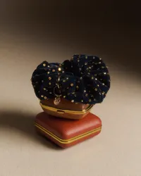 Chouchou sequins - Bleu Nuit — view 2