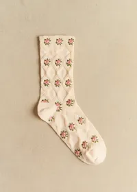 Coffret 3 chaussettes Julia - Fleurs Vintage — view 4