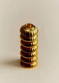Coffret Bougeoirs Canellato et Chandelles - Laiton — view 2