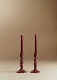 Coffret bougeoirs Piano et Chandelles - Grand Modèle - Grenat — view 3