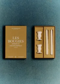 Coffret Bougeoirs Piano et Chandelles - Petit Modèle - Ecru — view 2