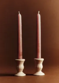 Coffret Bougeoirs Piano et Chandelles - Petit Modèle - Nude — view 3