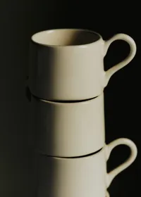 Coffret de 4 tasses expresso - Ecru — view 2
