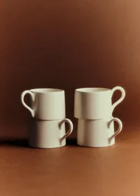 Coffret de 4 tasses expresso - Ecru — view 3