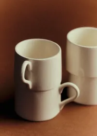 Coffret de 4 tasses expresso - Ecru — view 5