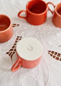 Coffret de 4 tasses expresso - Rose — view 2