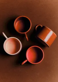 Coffret de 4 tasses expresso - Rose — view 4