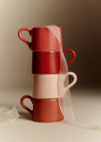 Coffret de 4 tasses expresso - Rose — view 5
