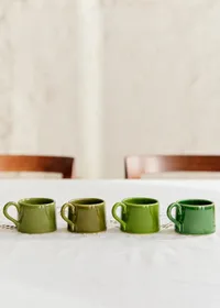 Coffret de 4 tasses expresso - Vert — view 4