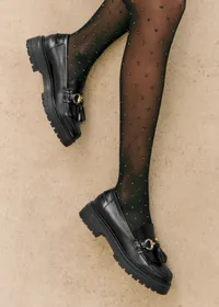 Collants - Plumetis Doré / 40D — view 3