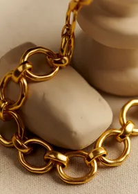 Collier Agathe - Doré — view 2