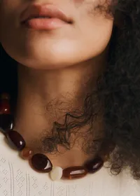 Collier Morgane - Brun Multi — view 2