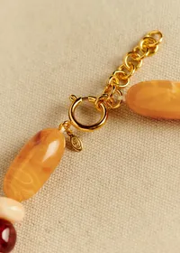 Collier Morgane - Caramel Multi - Création Rose — view 2