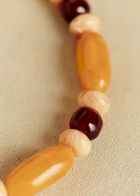 Collier Morgane - Caramel Multi - Création Rose — view 3