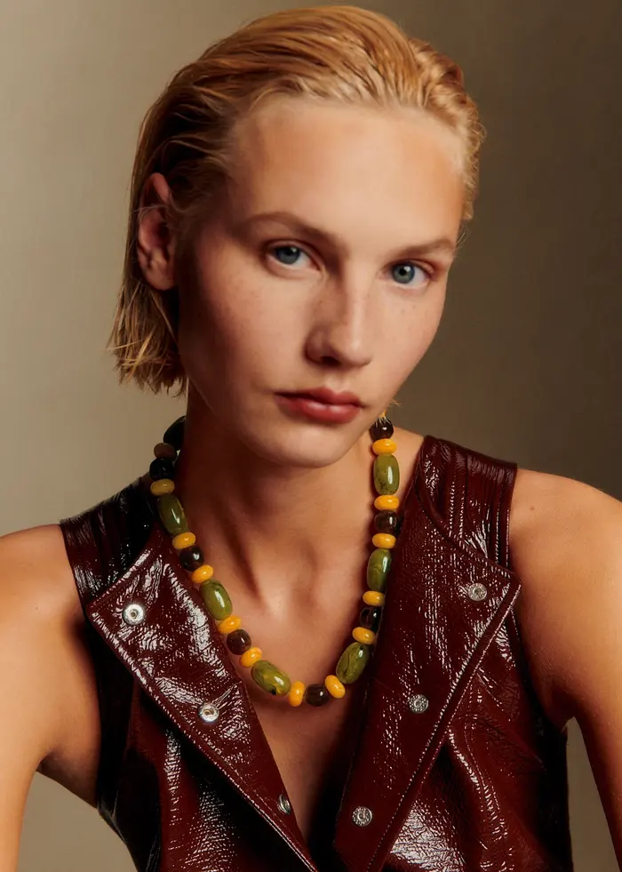 Collier Morgane - Vert Multi