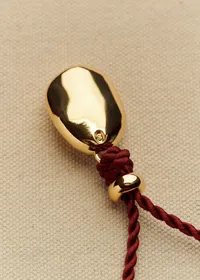Collier Natacha - Bordeaux Doré — view 3