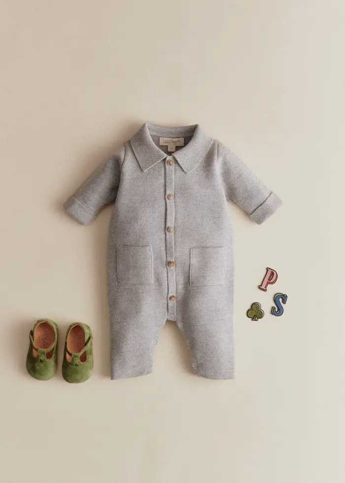 Combinaison Maille Bettino - Gris Chiné
